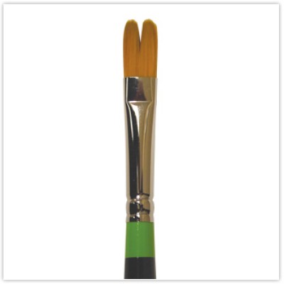 La Corneille Golden Taklon Double Filbert Brush 7530 size 8 La Corneille Golden Taklon Double Filbert Brush 7530 size 8